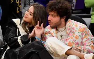 Selena Gomez announces engagement to record producer Benny Blanco. Selena Gomez announces engagement to record producer Benny Blanco.