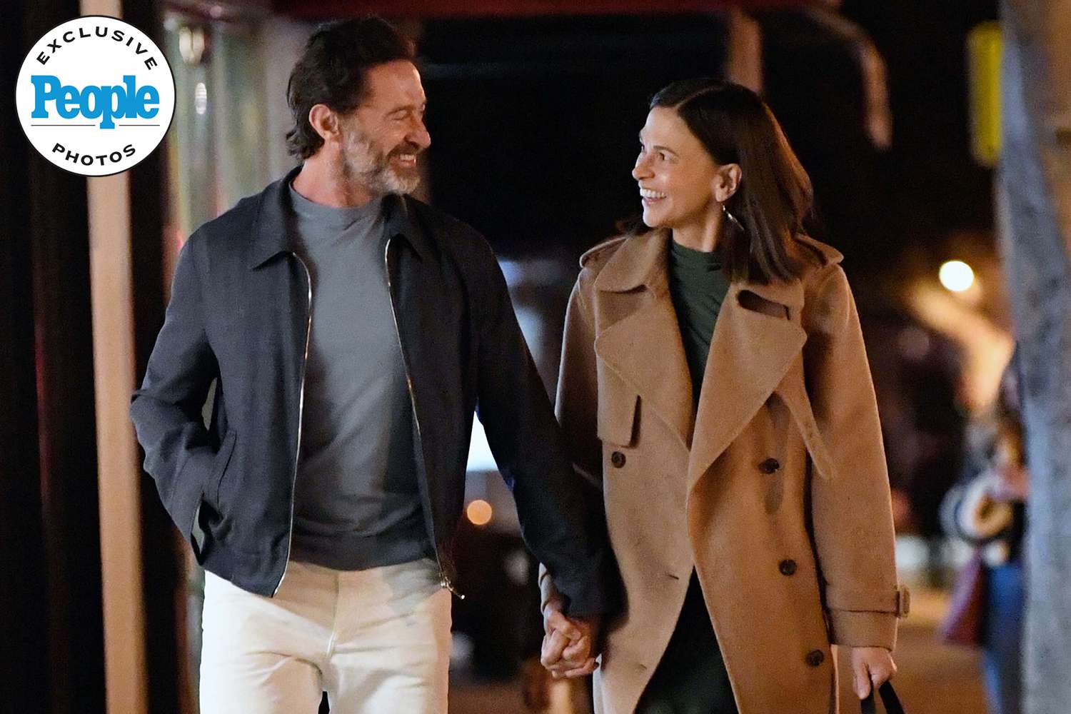 Sutton Foster and Hugh Jackman